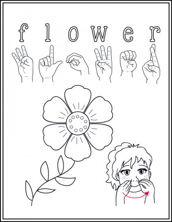 How to Sign April 2020-Sign Language Coloring Fun|Emma Egor – Emma & Egor