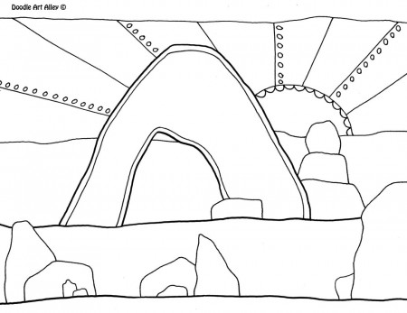 National Parks Coloring pages - DOODLE ART ALLEY
