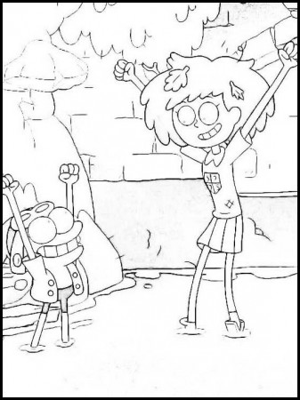 Amphibia Free Printable Coloring Pages 21