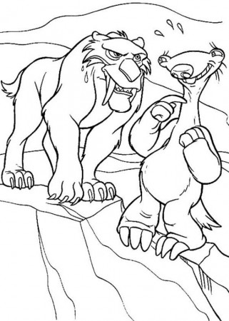 diego sabre tooth tiger coloring pages - Clip Art Library