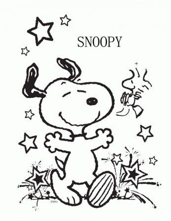 Related Snoopy Coloring Pages item-11924, Snoopy Coloring Pages ...