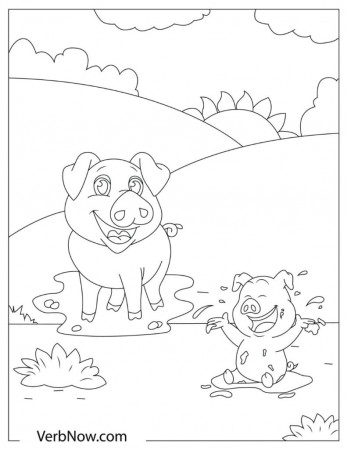 Free PIG Coloring Pages for Download (Printable PDF) - VerbNow