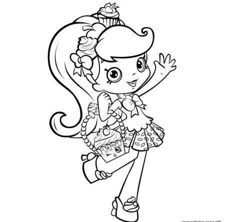 Printable Shopkins Shoppies Coloring Pages