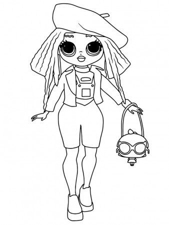 LOL OMG Girl Fashion coloring pages - Coloring pages