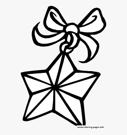 Star Of Bethlehem - Printable Christmas Star Coloring Page, HD Png Download  , Transparent Png Image - PNGitem