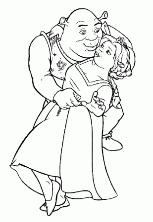 Shrek coloring pages to download - Shrek Kids Coloring Pages