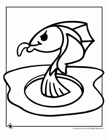 Ice Fishing Coloring Page | Woo! Jr. Kids Activities : Children's Publishing