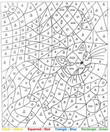 Easy to Make Color By Number Coloring Sheets - Pa-g.co