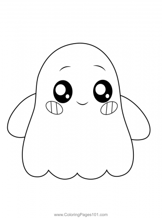 Ghosty Lankybox Coloring Page for Kids ...