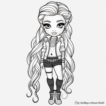 Doll Coloring Pages - Free & Printable!