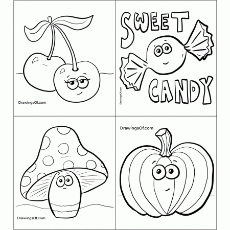 Food Coloring Pages: Free Printable ...