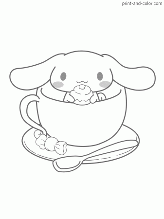 Cinnamoroll coloring pages | Print and ...