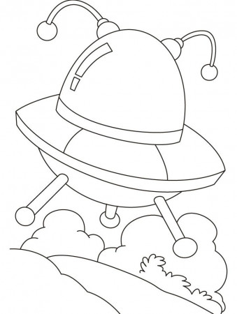 UFO an Unidentified Flying Objects coloring pages | Download Free ...