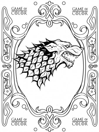 Coloring Pages: Of Thrones Coloring Phenomenal Page Ones ...