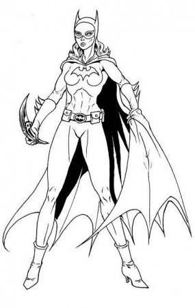 10 Beautiful Free printable Batgirl Coloring Pages Online ...