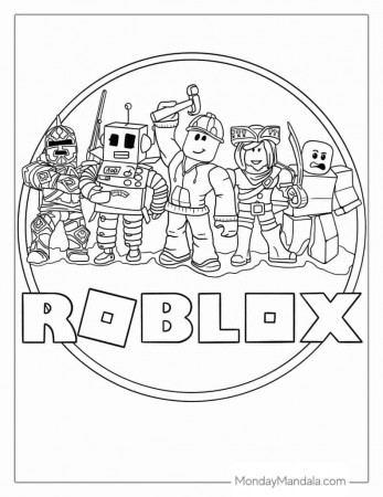 40 Roblox Coloring Pages (Free PDF ...
