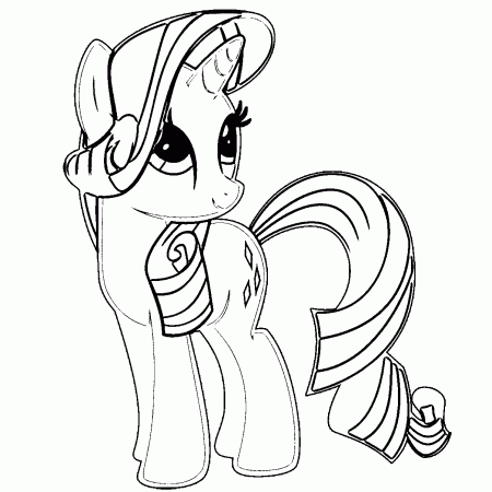 Rarity My Little Pony Friendship Is Magic Coloring Page Kids We ...
