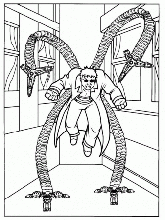 Doctor Octopus Coloring Page