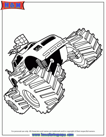Monster Mutt Coloring Page