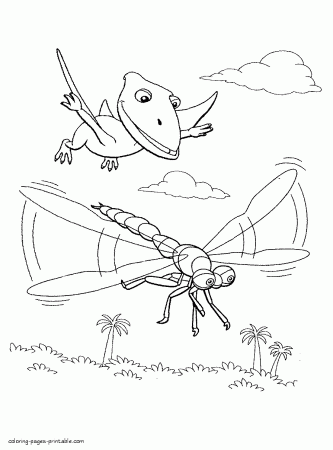 108 Dinosaur Train coloring pages