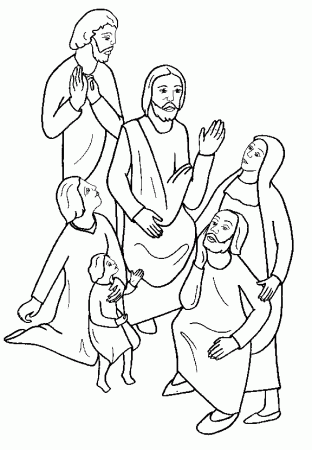 Jesus Coloring Book - CartoonRocks.com