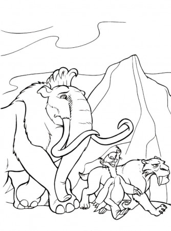 Ice-Age-Coloring-Pages1 - Coloring Kids