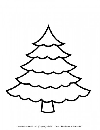 Geography Blog: Christmas Tree Coloring Pages