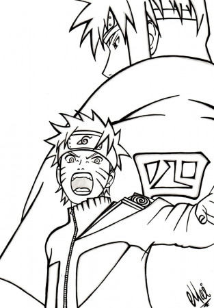 Naruto Uzumaki Coloring Pages - High Quality Coloring Pages
