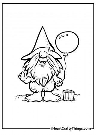 Printable Gnomes Coloring Pages (Updated 2023)