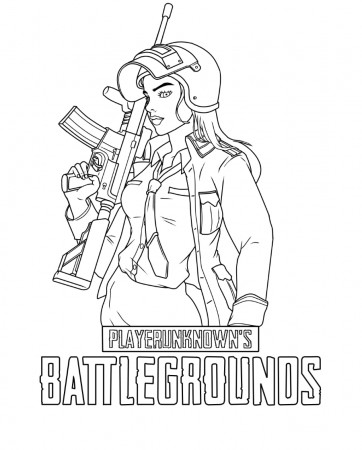 PUBG Coloring Pages | 20 New Coloring Pages Free Printable