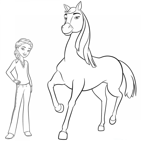 Spirit Riding Free Coloring Pages ...bestcoloringpagesforkids.com
