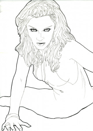 Madonna coloring pages