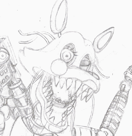 Mangle Coloring Demo Sunday! by avidlebon on DeviantArt - Coloring Pages