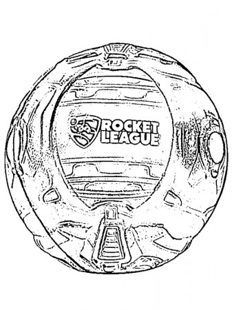 colouring page Rocket League ball ...coloringpage.ca