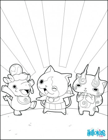 Yo Kai Watch Coloring Pages To Print From – jenett.co