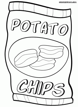 Chips coloring pages | Coloring pages to download and print