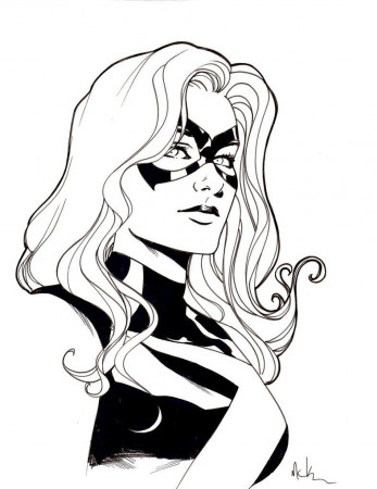 ms marvel captain marvel coloring page - Clip Art Library