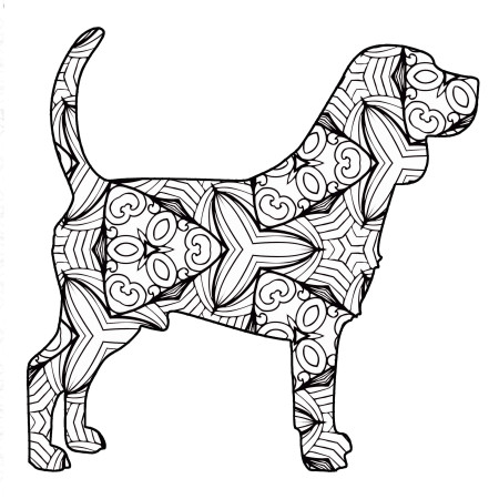 30 Free Printable Geometric Animal Coloring Pages | The Cottage Market