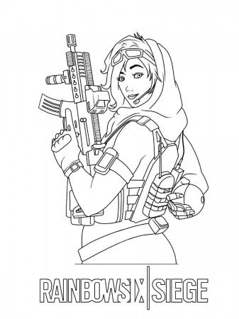 Free Rainbow Six Siege coloring pages. Download and print Rainbow Six Siege  coloring pages