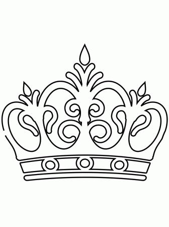Crown Coloring Page - GetColoringPages.com