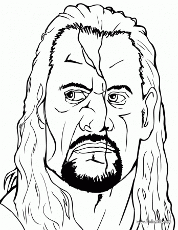 WRESTLING coloring pages - Big show