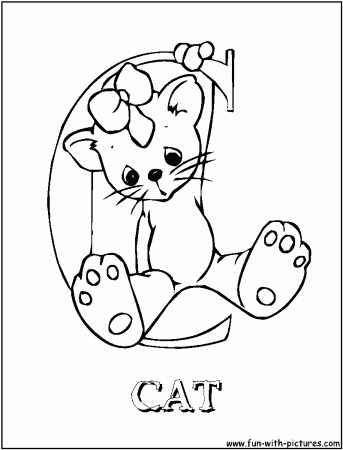 Precious Moments Alphabet Letters Coloring Pages - High Quality ...