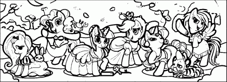 Pony Cartoon My Little Pony Coloring Page 117 | Wecoloringpage