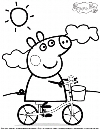 peppa pig coloring pages | Only Coloring Pages