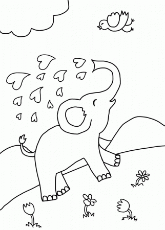 Coloring Pages: Free Coloring Pages Of Cartoon Elephants Elephant ...