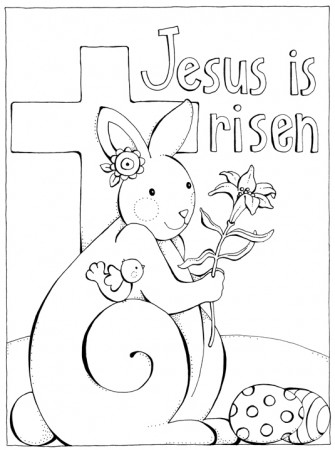 New Easter Coloring Page! - Karla's Korner