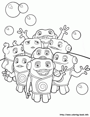 The Boov Coloring Pages - Home Coloring Pages - Coloring Pages For Kids And  Adults