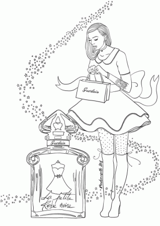 Chanel Coloring Page - Free Printable Coloring Pages for Kids