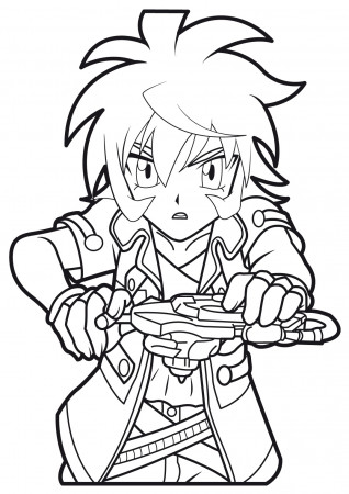 Printable Beyblade coloring pages for kids - Beyblade Kids Coloring Pages