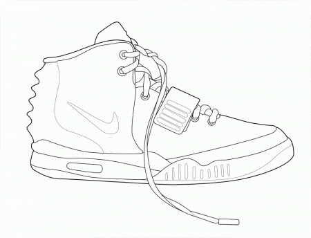 Free Jordan 4 Coloring Page, Download ...